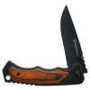 Smith & Wesson Folding Pocket Knife (Black with Wood Overlays)