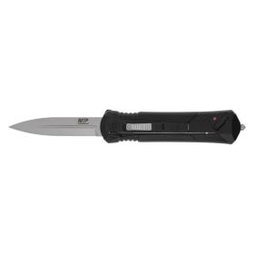 M&P Spear Point 3.5â€³ OTF Spring Assisted Open Knife (Black/Gray)