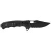 SOG SEAL XR Serrated 3.9" Folding Pocket Knife (Blackout)