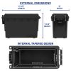 Sheffield Field Box- Black (Made In U.S.A.)
