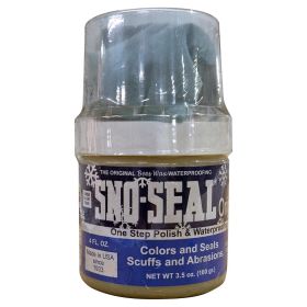 Atsko Sno-Seal Original Beeswax Waterproofing Seasonal Leather Protection + Applicator (4 oz. Jar)