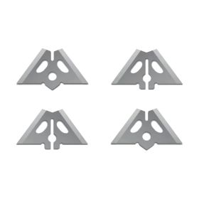Slick Trick Magnum 1-1/8" 100/125 Replacement Blades (4 Pack)