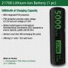 21700 Battery Lithium-Ion Flat Top Cell Flashlight Battery [1-Pack]