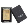 *254BUSAFLYINGEAGLE* Zippo 80744 Windproof Lighter Flying Eagle Engraved High Polish Brass