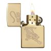 Zippo Windproof Lighter - Tiger Design Gold