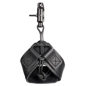 Scott "Quick-Shot" Buckle Strap Leather Single Caliper Bow Release Black