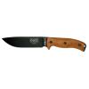 ESEE-6 1095 Carbon Steel Black Sheath (Black Blade Natural Canvas Micarta 3D Handle)