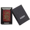 *49475DRAGON* Zippo Windproof Lighter Golden Dragon (Candy Apple Red)