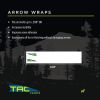Tac Vanes 4.625" Standard Arrow Wraps - White (13 pack)