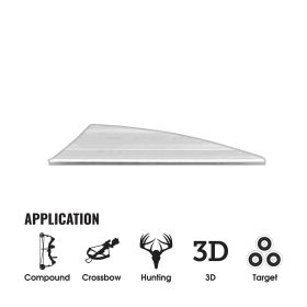 Tac Vanes Driver 2.25 Vane - White (36 pack)