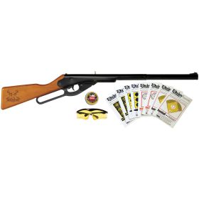 Daisy Buck 4105 Lever Action Spring Air BB Rifle with Shooting Kit