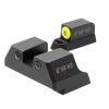Night Fision Tritium Night Sight Set for CZ-USA P-07/P-09 - Yellow Tritium Ring/Tritium Black Ring R