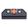 Night Fision Night Sight Set for CZ-USA P-07/P-09 Orange Tritium Front Ring/U-Notched Tritium Black
