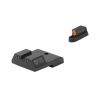 Night Fision Night Sight Set for CZ-USA P-07/P-09 Orange Tritium Front Ring/U-Notched Tritium Black
