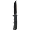 SOG SEAL Pup Elite Fixed-Blade Partially Serrated Knife with Kydex Sheath (Black TiNi)