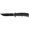 SOG SEAL Pup Elite Fixed-Blade Partially Serrated Knife with Kydex Sheath (Black TiNi)