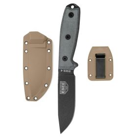 Esee 'Esee-4' 4.5" Fixed Blade Knife (Black Blade)