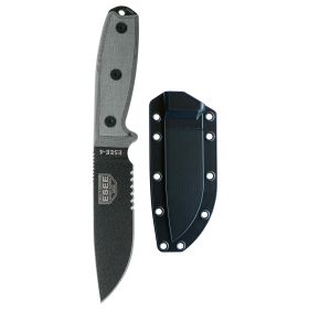 ESEE-4- 4.5 Fixed Blade Knife (Black/Gray)
