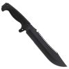 SOG Jungle Primitive Partially Serrated 9.5" Machete (Black)