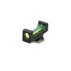 Night Fision Night Sight Set - OEM Glock Height GREEN Fiber Optic Front/Blank Square Rear