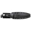 SOG SEAL Pup Fixed 4.75" Powder Coated Combo Blade GRN Handles Kydex Sheath