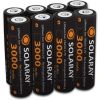 18650 Rechargeable Button-Top Lithium-Ion Batteries With Storage Case [4-Pack]