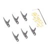 Swhacker Levi Morgan Series 2-Blade 100 Grain 2" Curved Replacement Blades (6 pack)