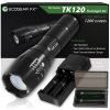 Tk120 Professional Led Flashlight Kit With Batteries & Charger