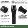 Tk120 Professional Led Flashlight Kit With Batteries & Charger