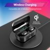 Tws True Bluetooth 5.0 Wireless Earbuds With 2000Mah Charging Case