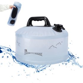 13L Portable Water Bag, Durable Leak-Proof Bucket, Collapsible Water Container, Suitable For Outdoor Camping, BBQ, Hiking, Travel, Backpacking, Rvs (Style: 13L European and American Style Water Storage Container)