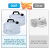 13L Portable Water Bag, Durable Leak-Proof Bucket, Collapsible Water Container, Suitable For Outdoor Camping, BBQ, Hiking, Travel, Backpacking, Rvs