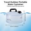 13L Portable Water Bag, Durable Leak-Proof Bucket, Collapsible Water Container, Suitable For Outdoor Camping, BBQ, Hiking, Travel, Backpacking, Rvs