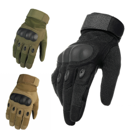 Xg-Tg1 Tactical Self Defense Gloves Hard Knuckle (Full Finger) (Product Color: Army Green|Black|Khaki)