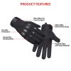 Xg-Tg1 Tactical Self Defense Gloves Hard Knuckle (Full Finger)