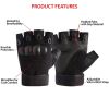 Xg-Tg2 Hard Knuckle Tactical Gloves (Half Finger) Military Style