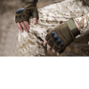 Xg-Tg2 Hard Knuckle Tactical Gloves (Half Finger) Military Style