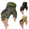 Xg-Tg2 Hard Knuckle Tactical Gloves (Half Finger) Military Style