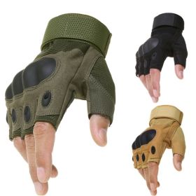 Xg-Tg2 Hard Knuckle Tactical Gloves (Half Finger) Military Style (Product Color: Army Green|Black|Khaki)