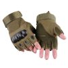 Xg-Tg2 Hard Knuckle Tactical Gloves (Half Finger) Military Style