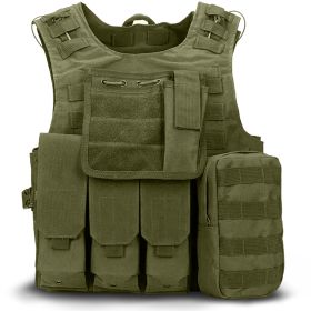 Military Tactical Plate Carrier Vest (Product Color: Army Green)