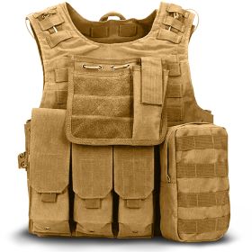 Military Tactical Plate Carrier Vest (Product Color: Khaki)