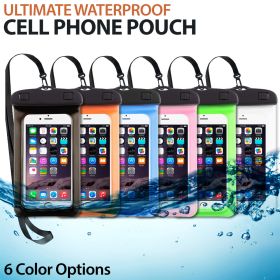 Cp2 Waterproof Phone Bag Pouch - Econ Series (Product Color: Black|Blue|Clear|Green|Orange|Pink)